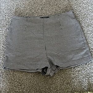 Forever 21 High Waist Black and White Shorts